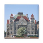Ancient Stone Building In Helsinki Magnets