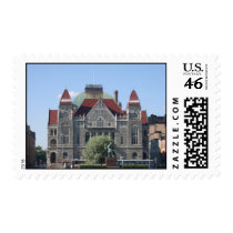 Ancient Stone Building In Helsinki Stamp