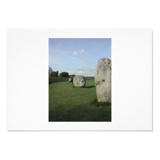 Ancient Stone Circle. Avebury, Wiltshire, England. Invitation