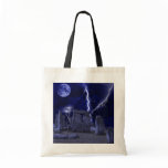 Ancient stone landscape tote bag