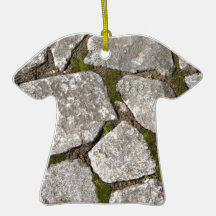 Ancient Stone Tiles Christmas Ornaments