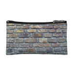 Ancient Stone Wall Texture Makeup Bag