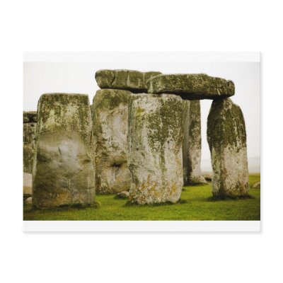 Ancient Stonehenge, UK Postcard by chloetru
