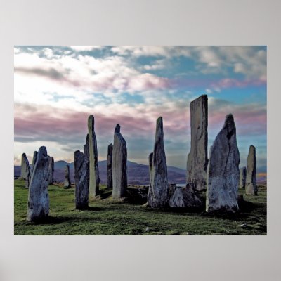 Ancient Stones under Pagan Skies Poster Print by Artworks