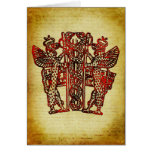 Ancient Sumerian Caduceus Card