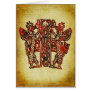 Ancient Sumerian Caduceus Card