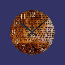 Ancient Sumerian Cuneiform Designer Clock wall clocks