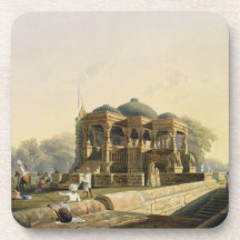 Ancient Temple at Hulwud, from Volume I of 'Scener Drink Coasters