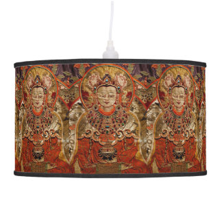 ANCIENT TIBET ART PENDANT LAMP