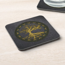 Ancient Tree of Life Beverage Coaster