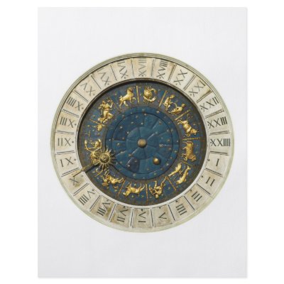 Ancient Venice clock Custom Flyer by sattva_art