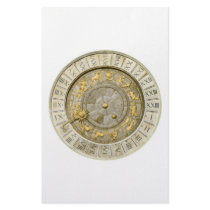 Ancient Venice clock Custom Stationery