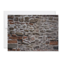 Ancient wall, Florence, Italy Custom Announcement