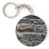 Ancient wall, Florence, Italy Key Chains