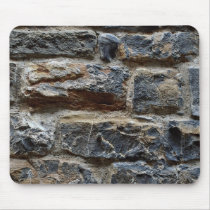 Ancient wall, Florence, Italy Mousepads