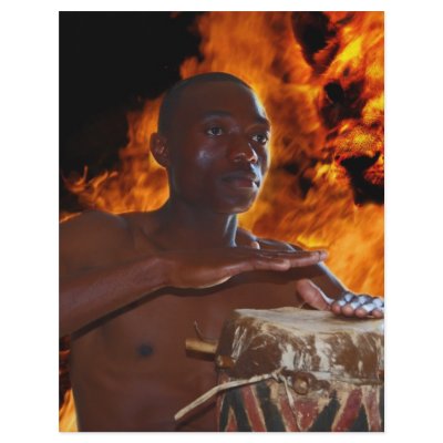 Ancient Warrior Drumbeats Personalized Flyer by laureenr