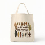 Ancient Women Rock My World Grocery Tote Tote Bag