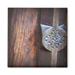 Ancient Wood, square magnet