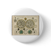 Ancient World Map East and West Buttons