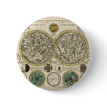 Ancient World Map East and West Buttons