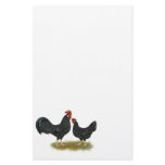 Ancona Chickens Customized Stationery