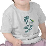 And A Partridge In A Pear Tree-Teal Baby T-Shirt shirt