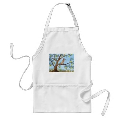 ...And a poo-oodle in a pear tree... Apron by susanalisonart
