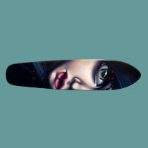 "And A Shadow Falls On Half Her Face" Deck skateboards by faticadesigns "And A Shadow Falls On Half Her Face" Deck skateboards