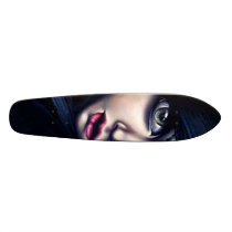 "And A Shadow Falls On Half Her Face"  Deck skateboards