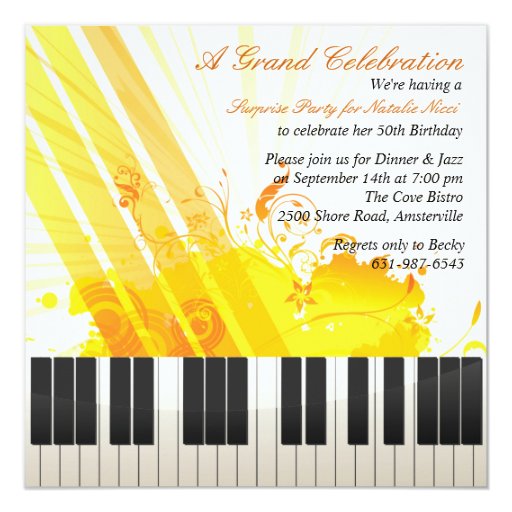 And All That Jazz Invitation Zazzle