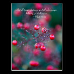 And all things, whatsoever ye shall ask in prayer, postcards