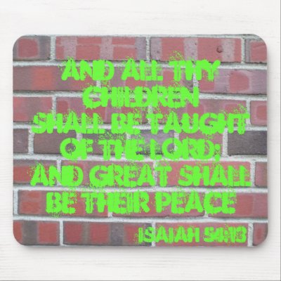 And All Thy Children... Mouse Mat by courtjester