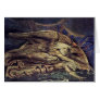 And Elohim Created Adam By William Blake Greeting Cards