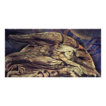 And Elohim Created Adam By William Blake Photo Cards