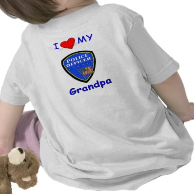And I Love My Police Grandpa Shirt