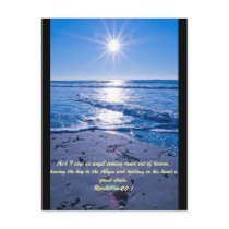 And I saw an angel coming down out of heaven, havi Postcards