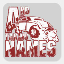 AND TAKING NAMES Toolbox Decal stickers