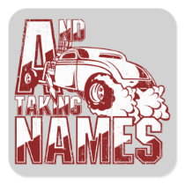AND TAKING NAMES Toolbox Decal stickers