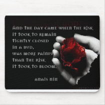 "and the day came..." photo mousepad with rose by kkcheyennarose "and the day came..." photo mousepad with rose