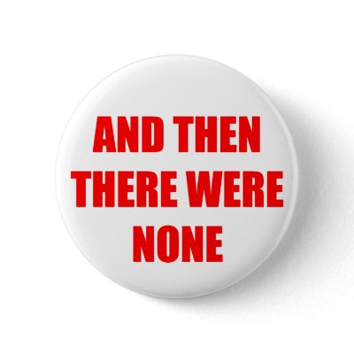 And Then There Were None Pin by nedgey