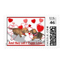 And they call it Puppy Love postage