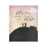And They Happily Ever After by VOL25 Gallery Wrapped Canvas
