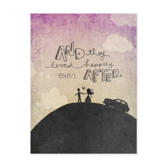 And They Lived postcard