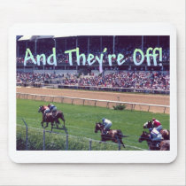 And They're Off! Mouse Pads