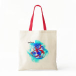 "AND wolf" by Nick Tote Bags