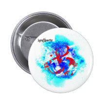 "AND wolf" by Nick Pinback Button