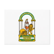 Andalucia Coat of Arms Postcard postcards