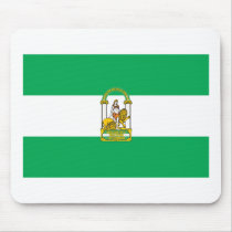 Andalucia Flag Mousepad by FlagTshirts Andalucia Flag Mousepad