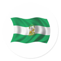 Andalucia Round Sticker