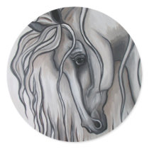 ANDALUSIAN black and white Sticker